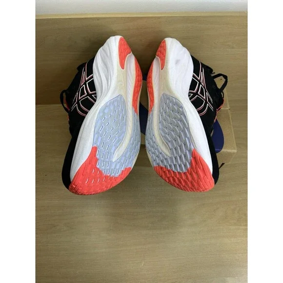 ASICS Men's Gel-Nimbus 26 Running Shoe, US Size 9.5 Black/True RED - Picture 6 of 15